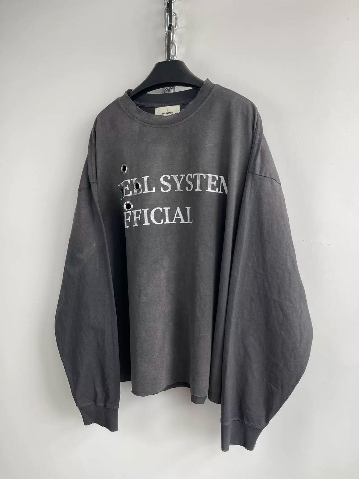Metal Snap Logo Sweatshirt  OR0278