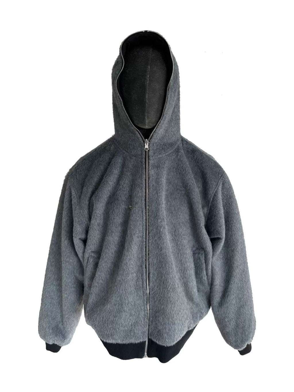 Vintage Washed Cross Zip Hoodie  OR0283