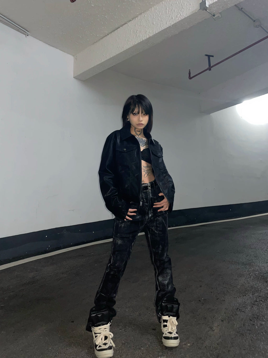 Dualpersonality Leather Jacket  OR0290