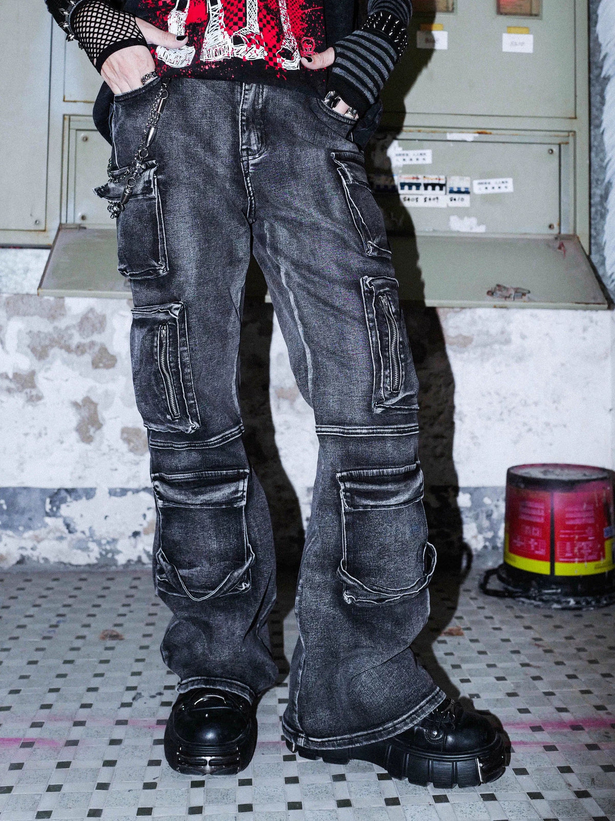 Explosion Warrior Cargo Jeans  OR0293