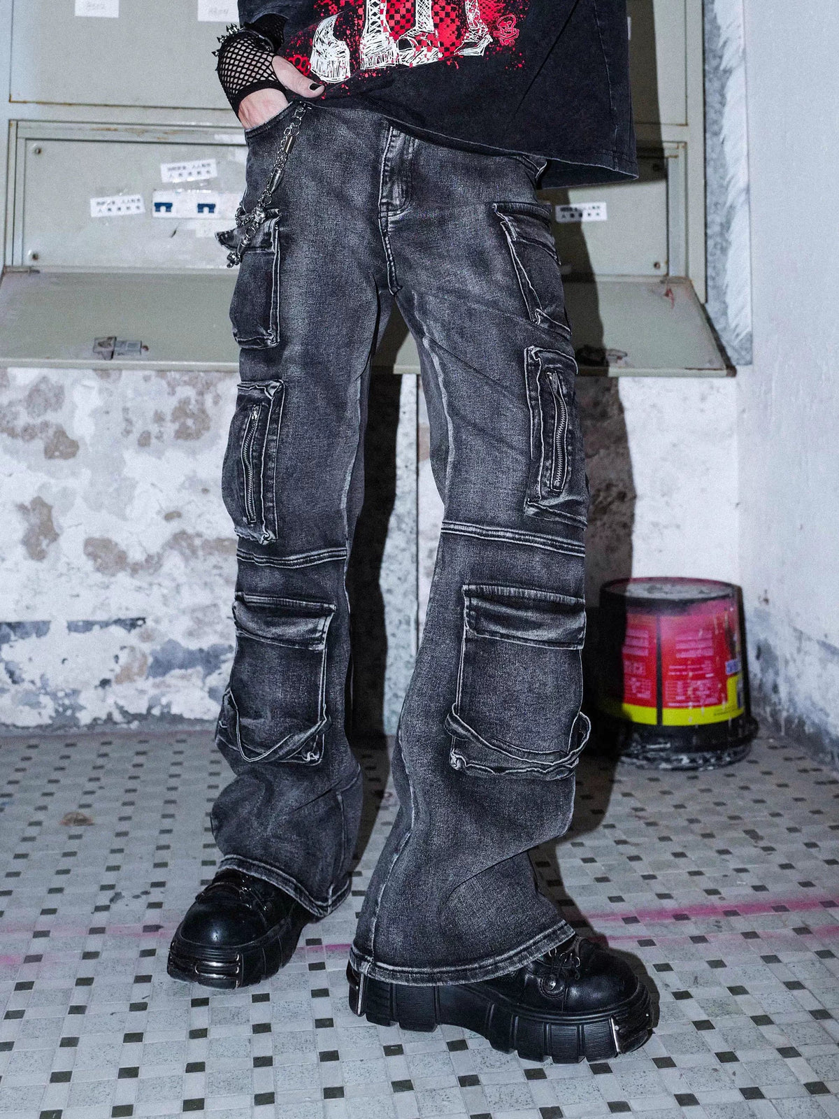 Explosion Warrior Cargo Jeans  OR0293