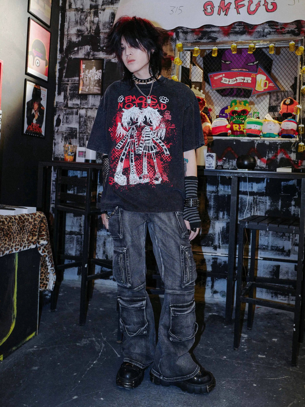 Explosion Warrior Cargo Jeans  OR0293