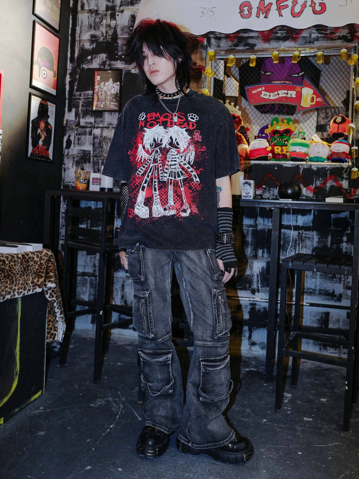 Explosion Warrior Cargo Jeans  OR0293