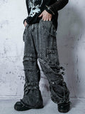 Break Free Punk Black Denim Pants  OR0295