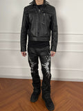 Ripped Carved Washed Pants  OR0296