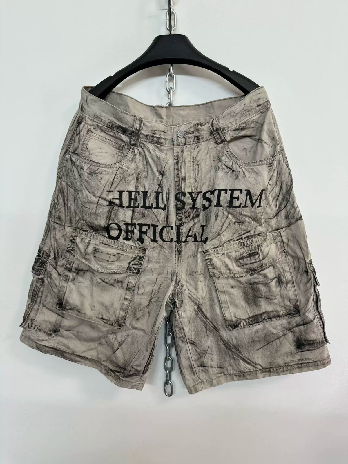 Brushed Logo Washed Shorts  OR0305