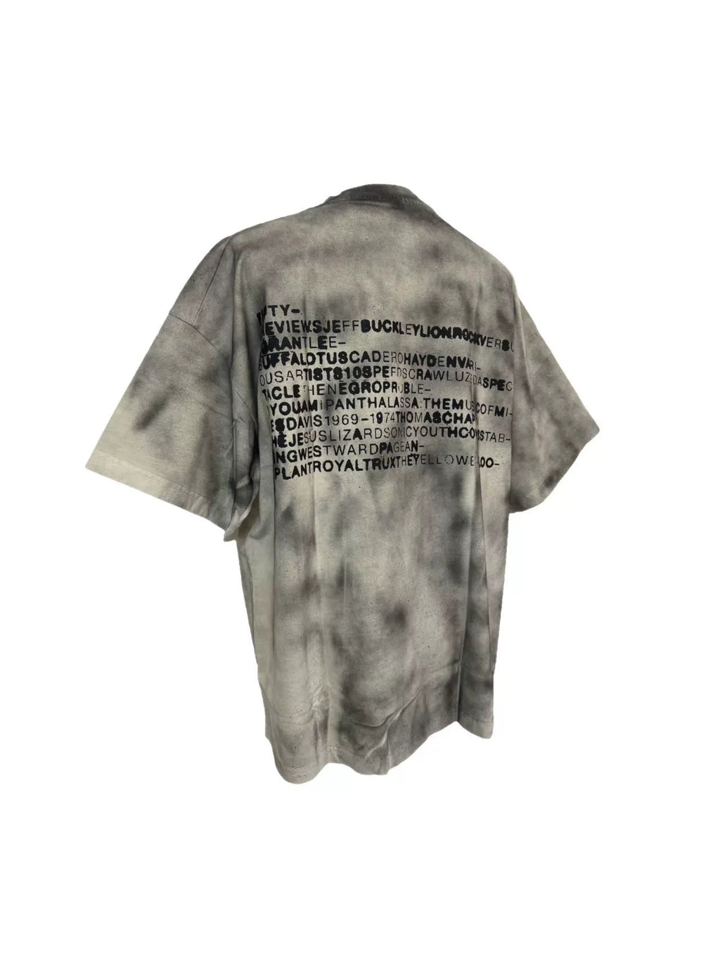 Dirty Washed Old Printed Tee  OR0309