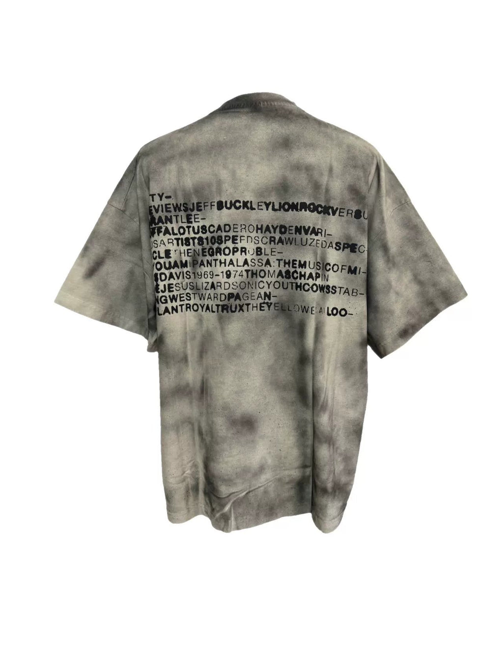Dirty Washed Old Printed Tee  OR0309
