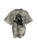 Dirty Washed Old Printed Tee  OR0309