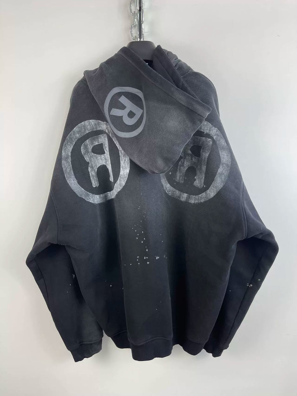 Old Washed Logo Hoodie  OR0315