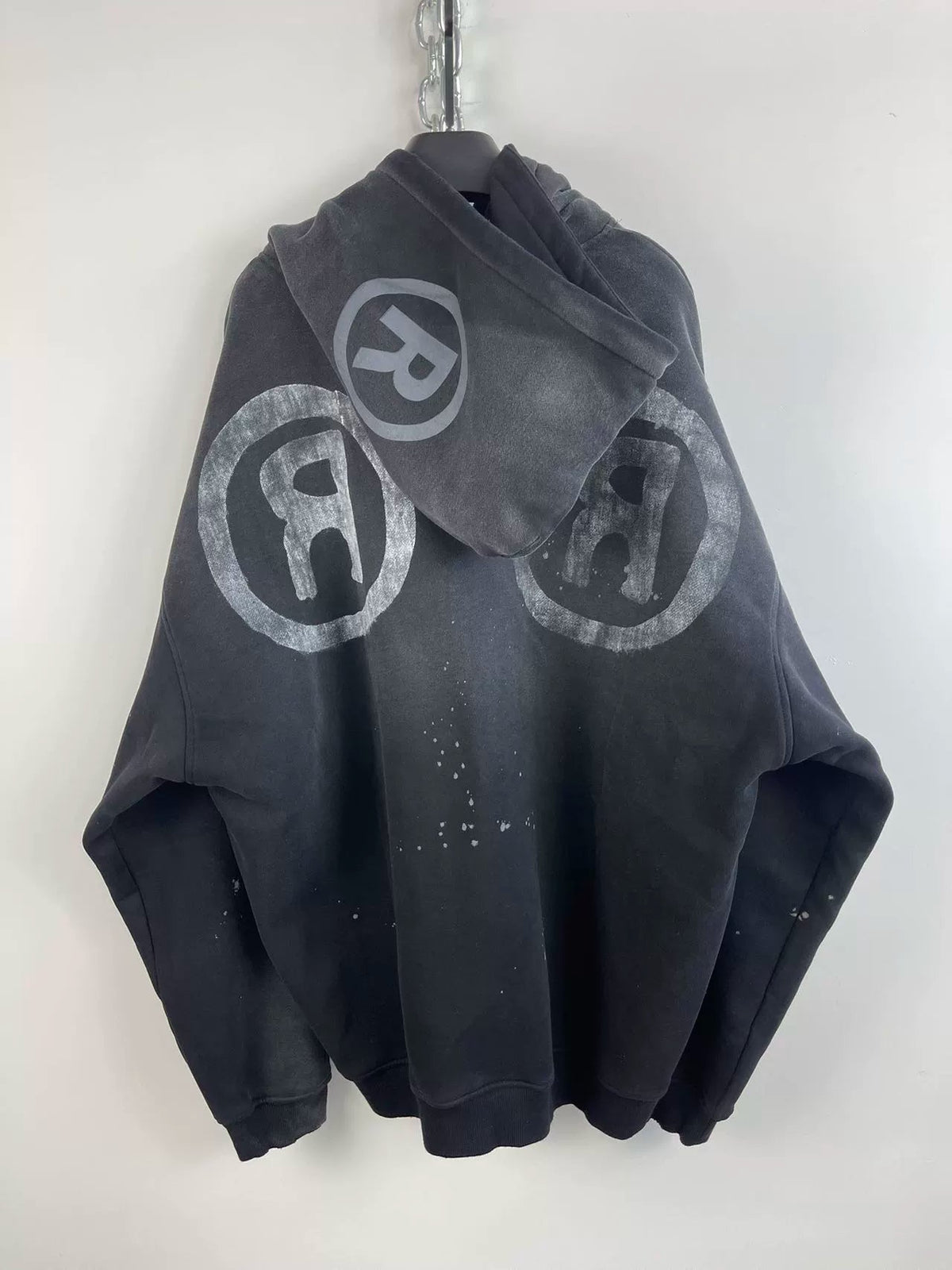 Old Washed Logo Hoodie  OR0315