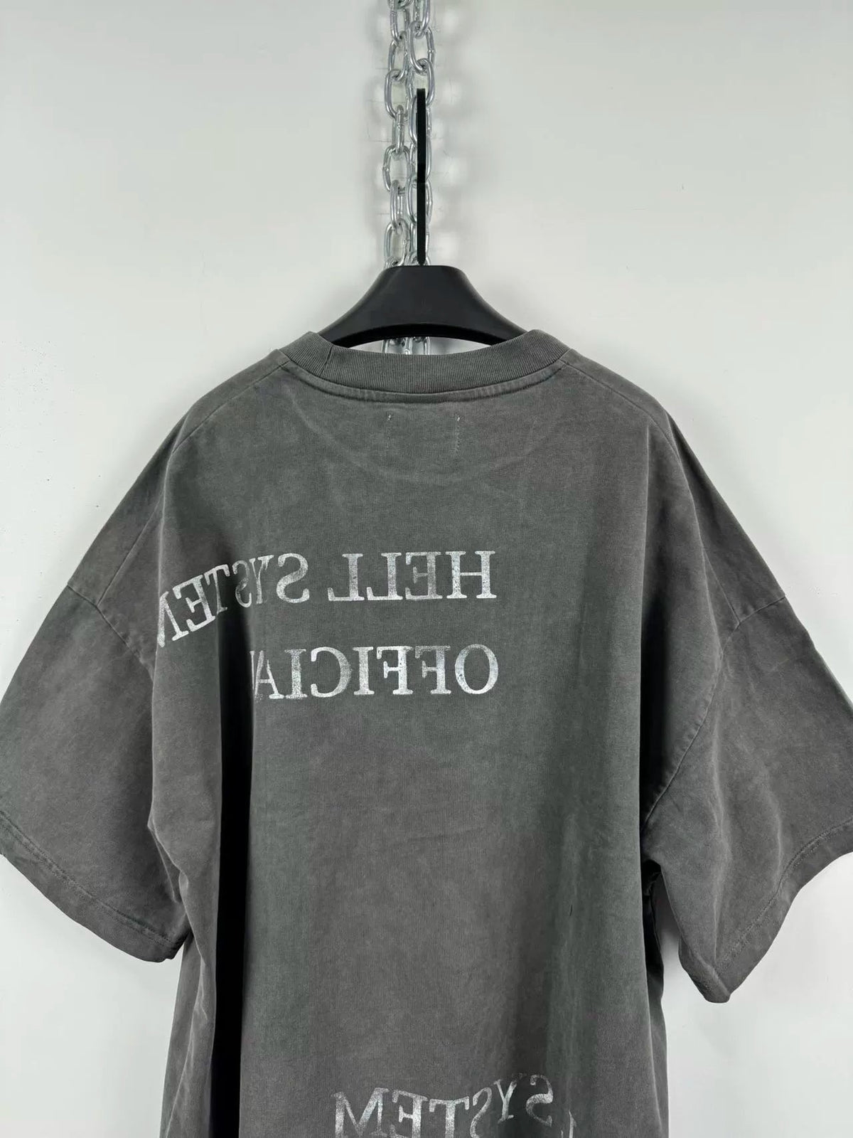 Dirty Printed Short Sleeve Tee  OR0318