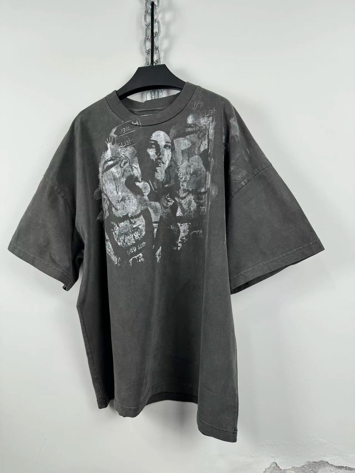 Dirty Printed Short Sleeve Tee  OR0318