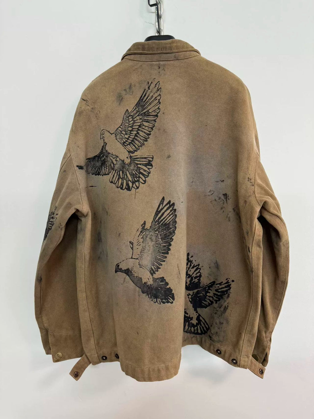 Dirty Dye Washed Distressed Jacket  OR0336