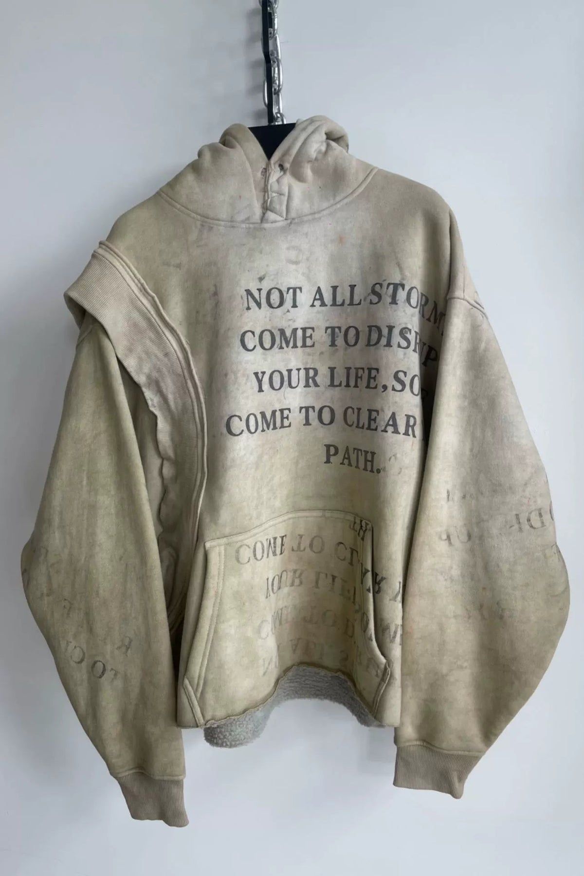 Dirty Dye Washed Hoodie  OR0338