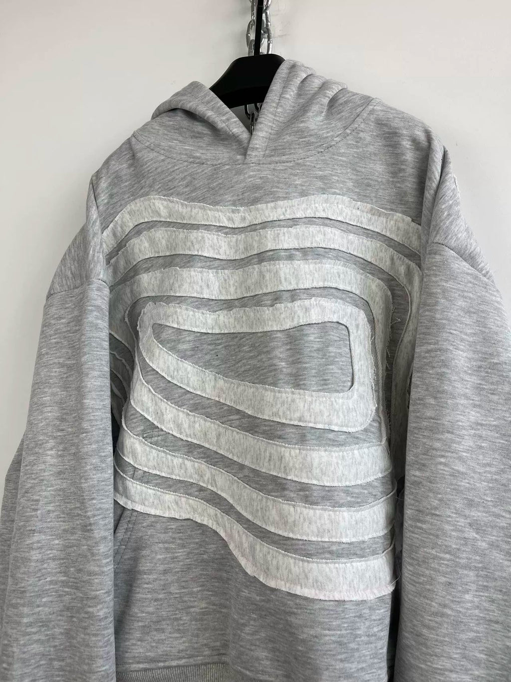 Patchwork Oversized Hoodie  OR0341