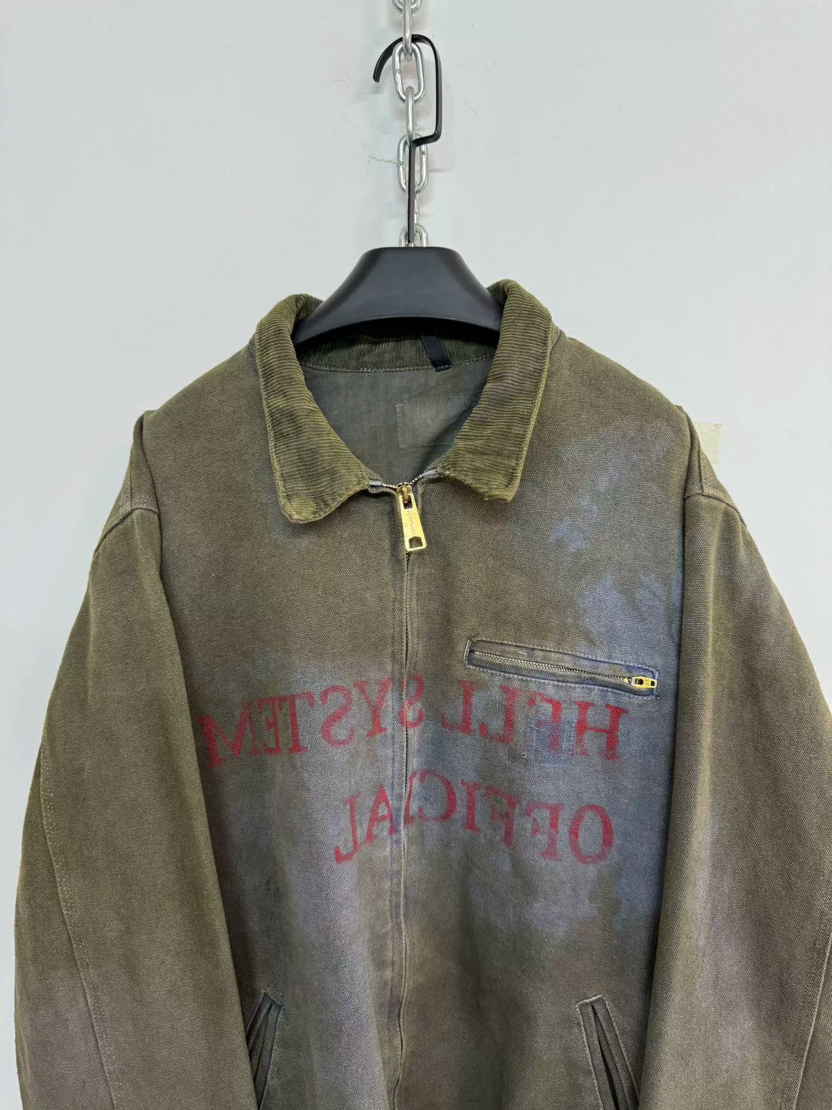 Dirty Distressed Knife Cut Jacket  OR0343