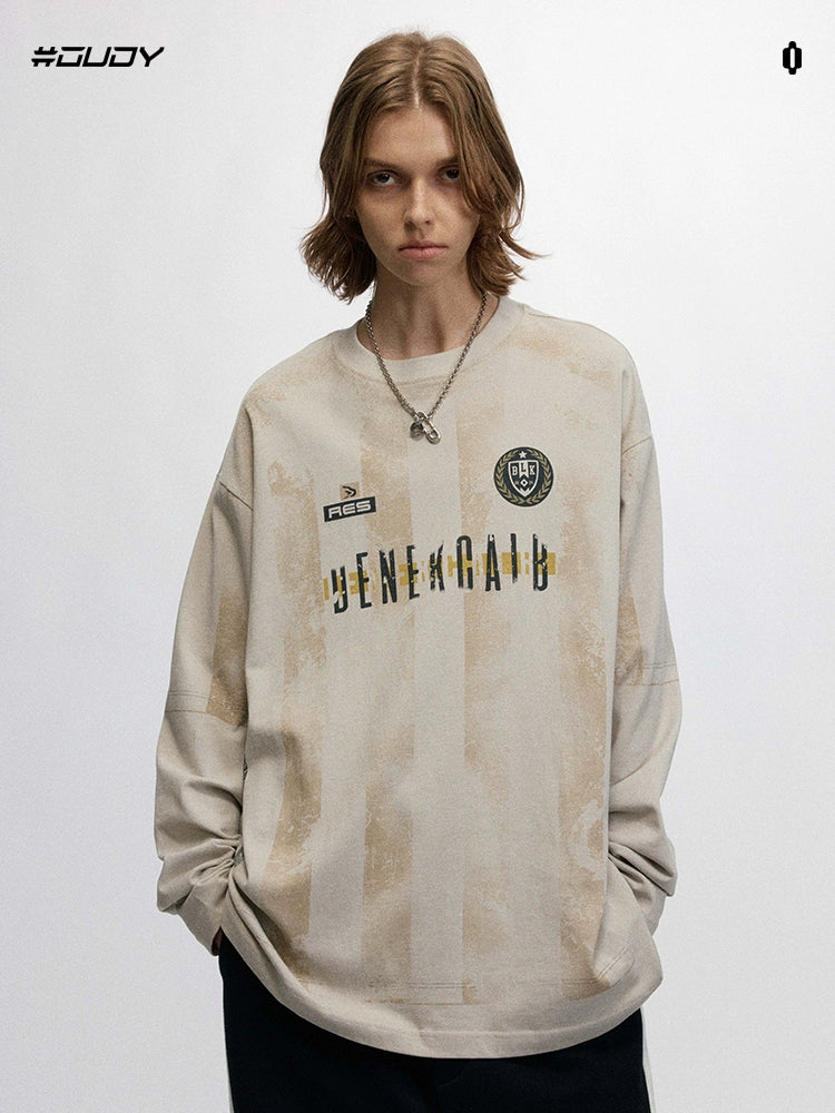 Retro Jersey Style Long Game Tee  OR0347
