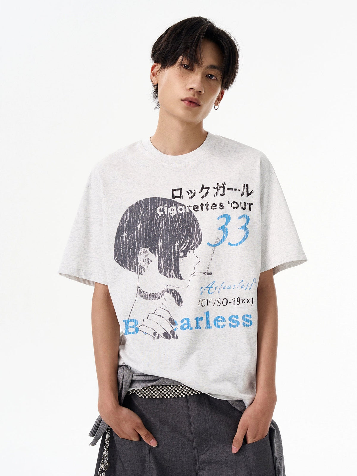 Rock Girl Loose Tee  OR0350