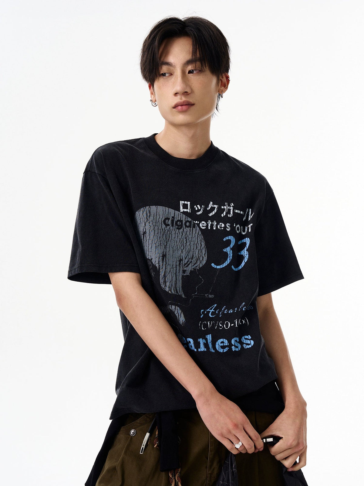 Rock Girl Loose Tee  OR0350