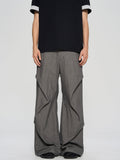 Texture Pleated Design Pants  OR0351