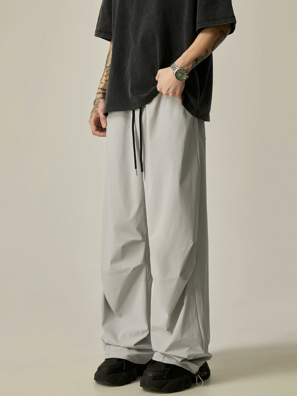 Drape Paratrooper String Pants  OR0363