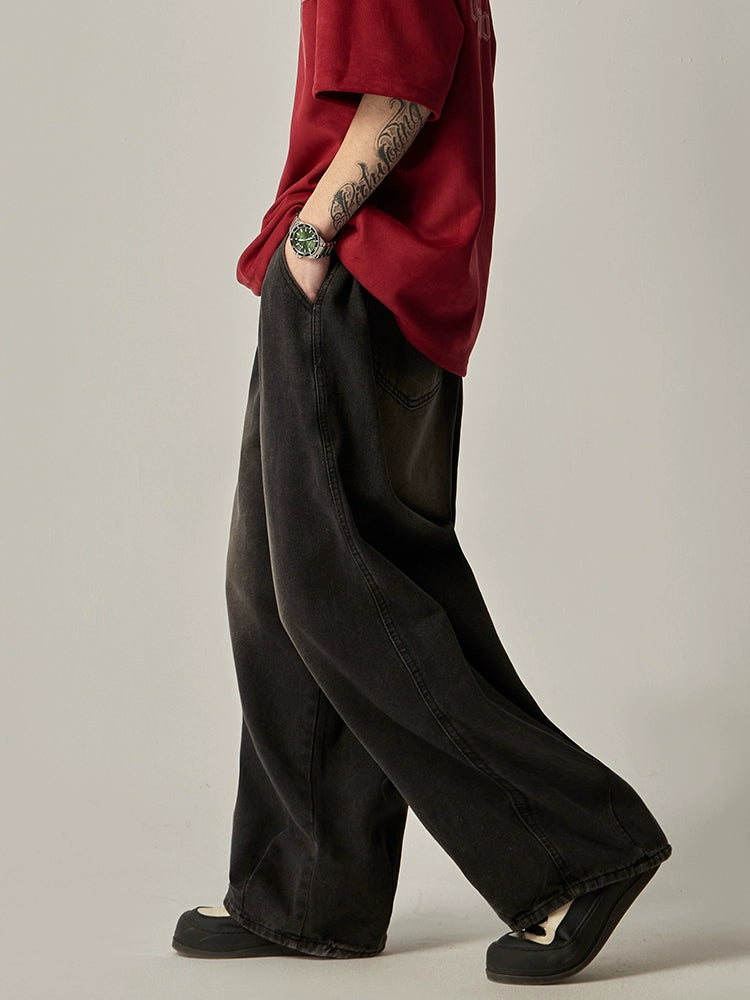 Heavy Faded Loose Pants  OR0364