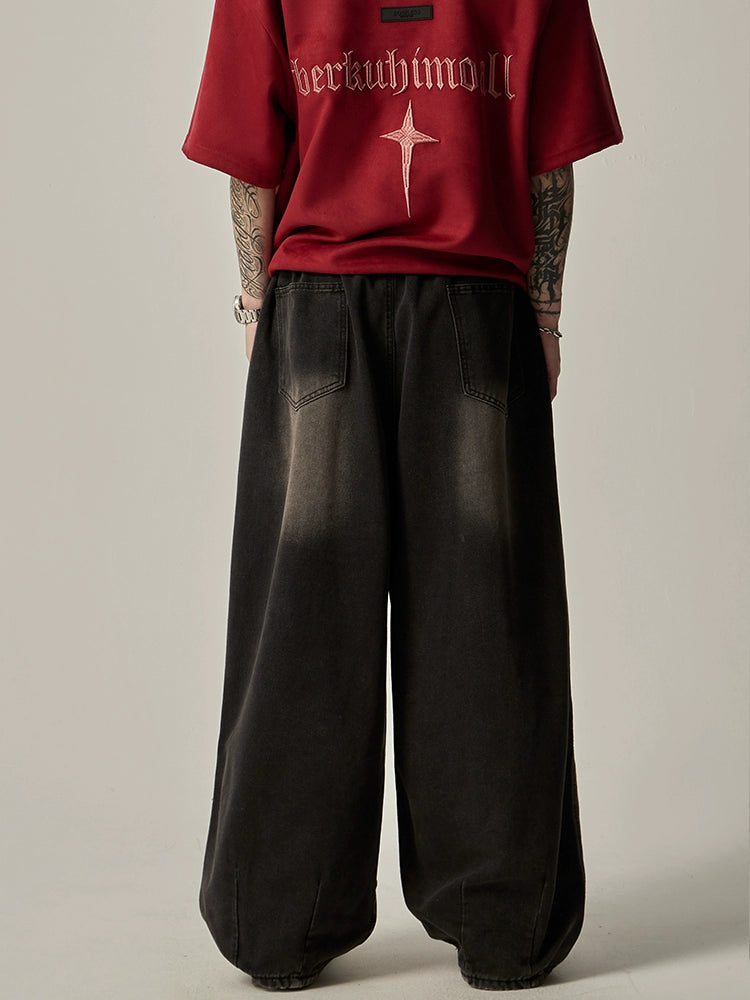 Heavy Faded Loose Pants  OR0364