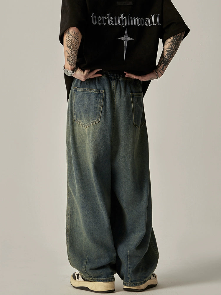 Heavy Faded Loose Pants  OR0364