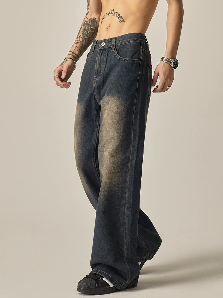 Street Flared Washed Jeans  OR0365