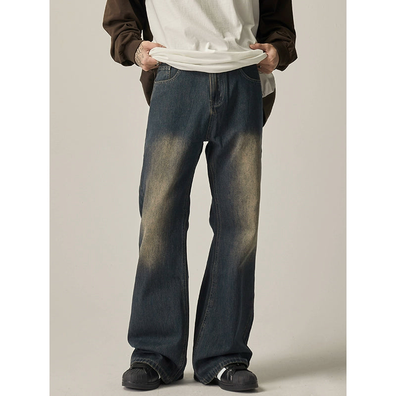 Street Flared Washed Jeans  OR0365