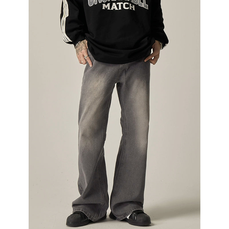 Street Flared Washed Jeans  OR0365