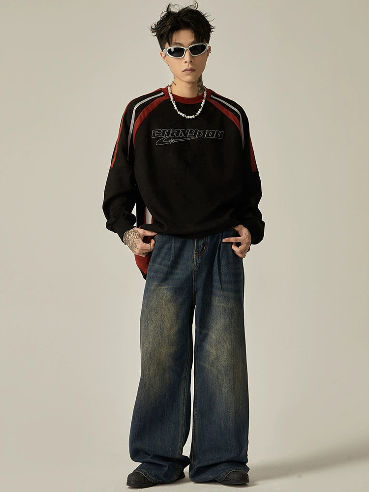 Oversize Straight Loose Jeans  OR0370