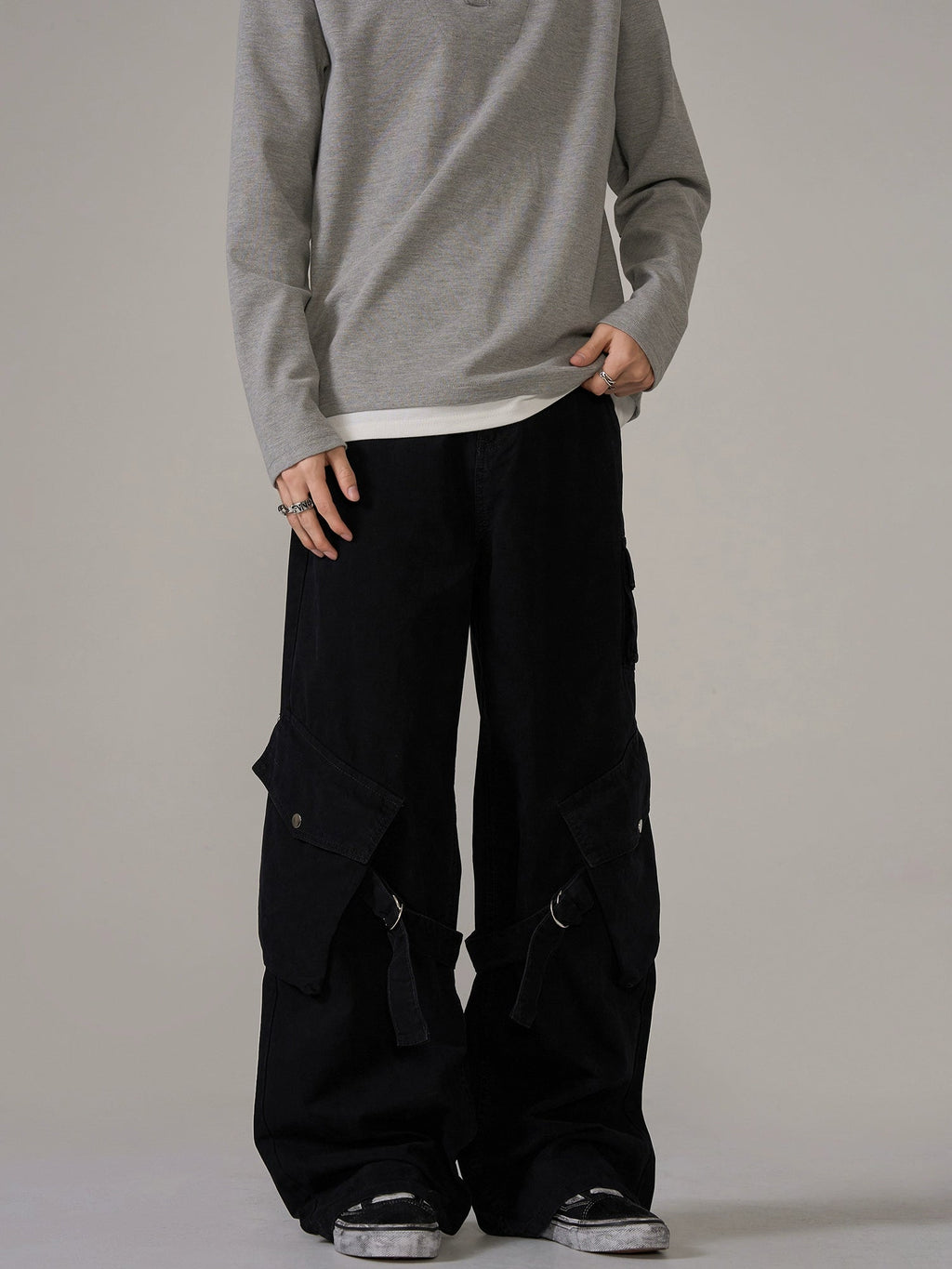 Niche Retro Belt Work Pants  OR0371