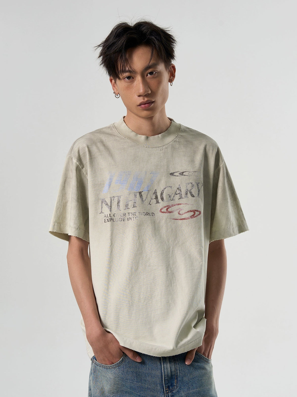 Dirty Washed Old Logo Tee  OR0374