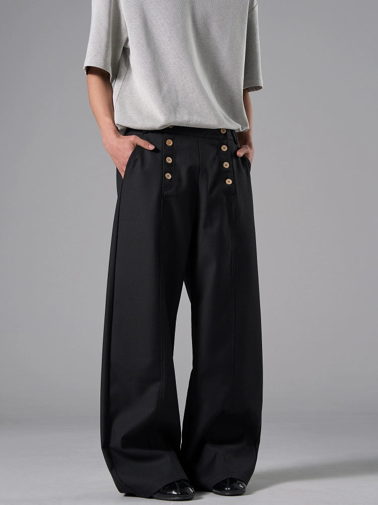 Double-breasted Casual Pants  OR0381