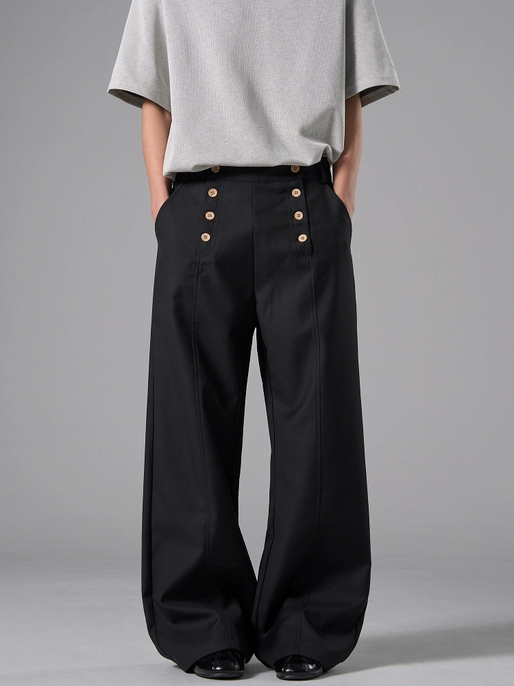 Double-breasted Casual Pants  OR0381
