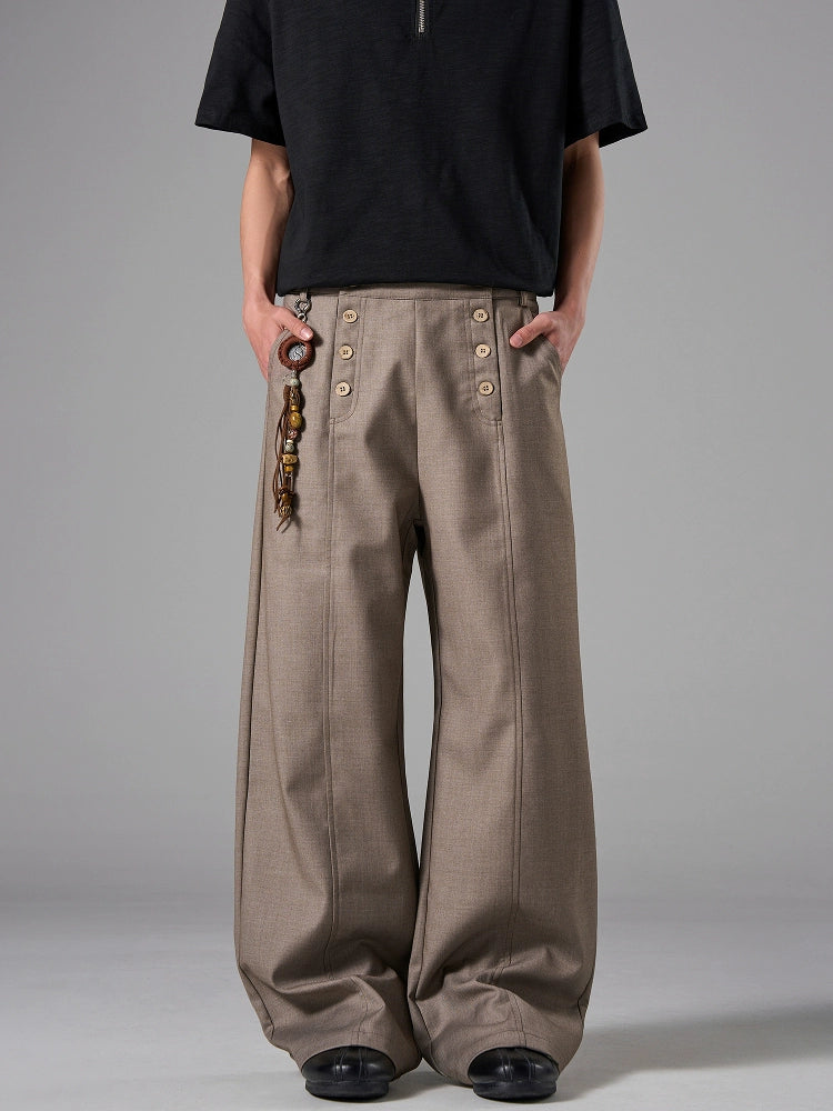 Double-breasted Casual Pants  OR0381