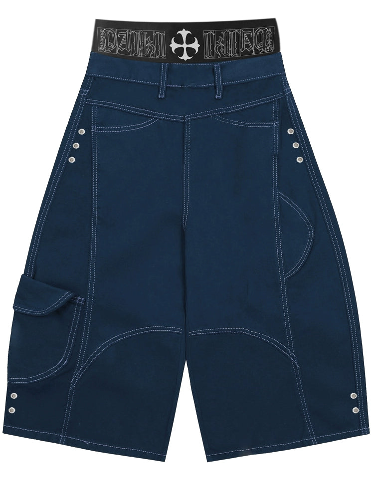 Boxing Paratrooper Denim Shorts  OR0382