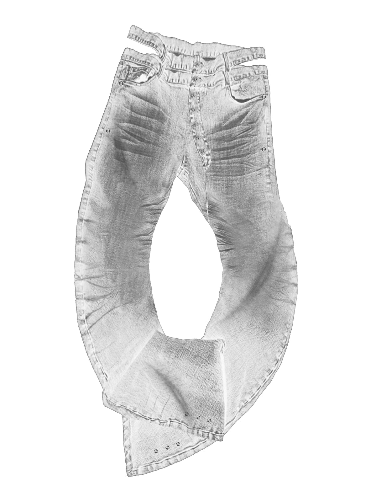 Class Sword Cat Whisker Jeans  OR0386
