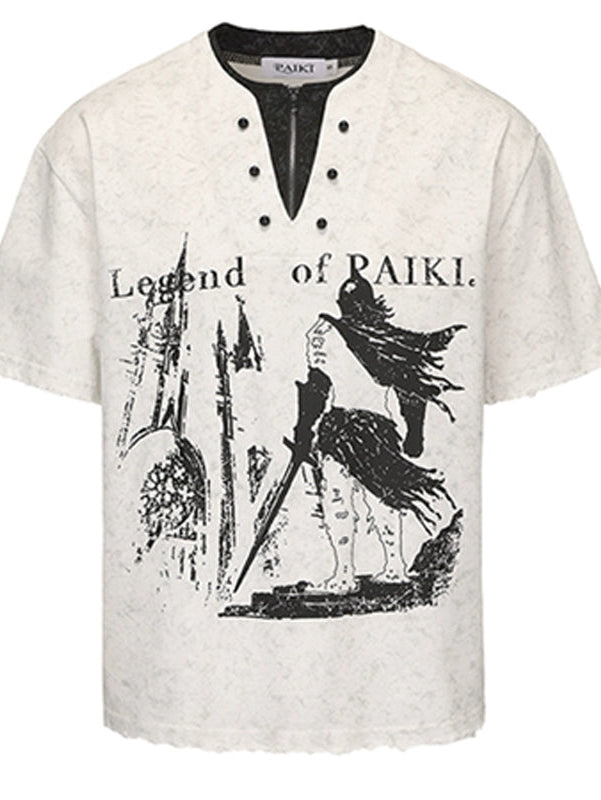 Knight Castle Henry Collar Tee  OR0387