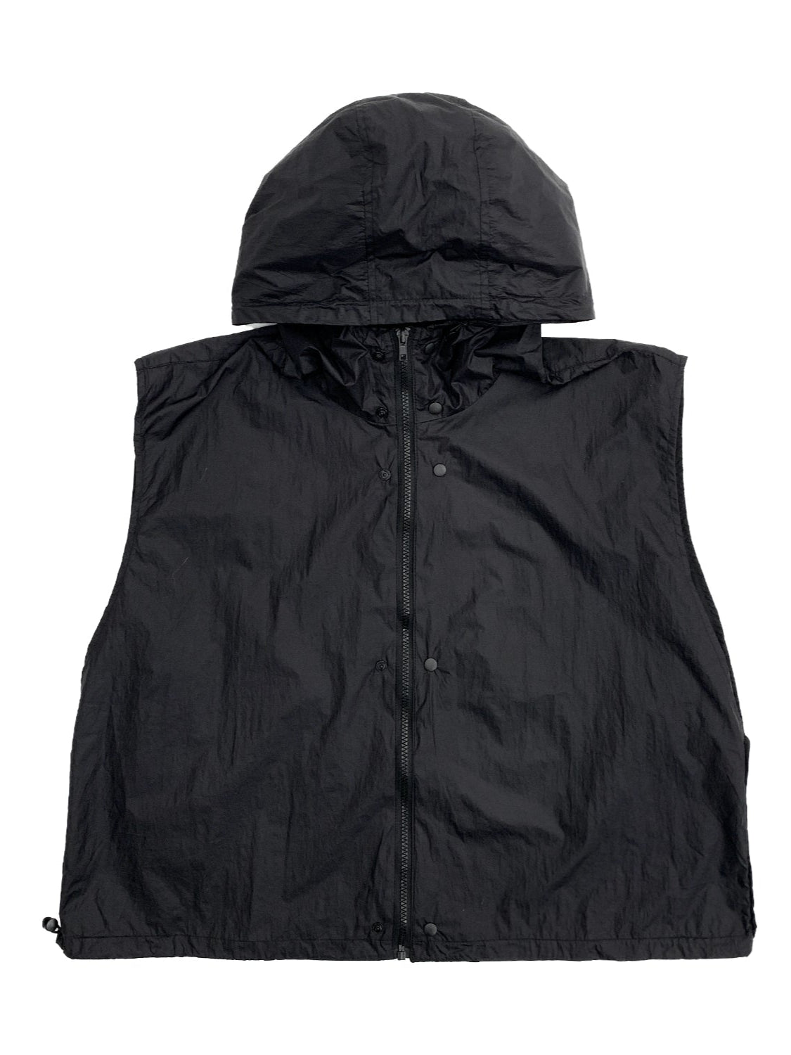 Splicing Hooded Nylon Vest  OR0402