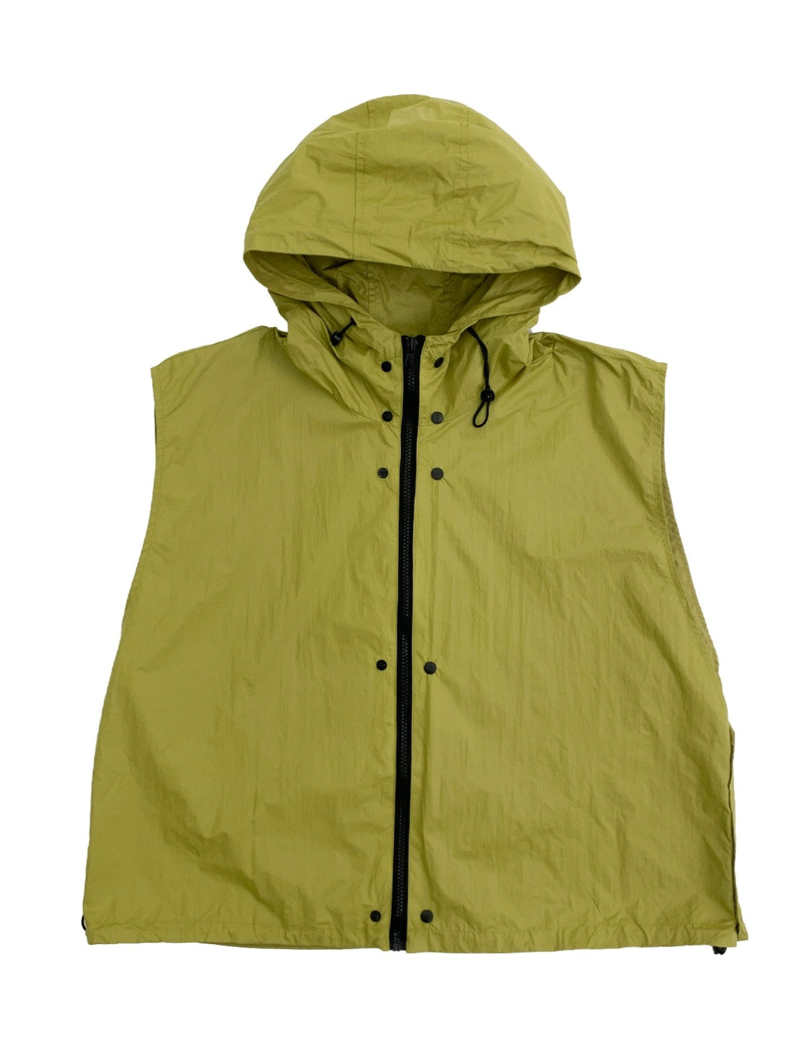 Splicing Hooded Nylon Vest  OR0402