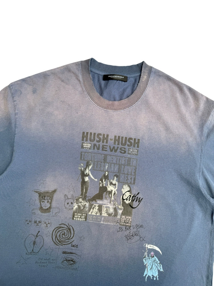 Sun-faded Navy Short Sleeve Tee  OR0404