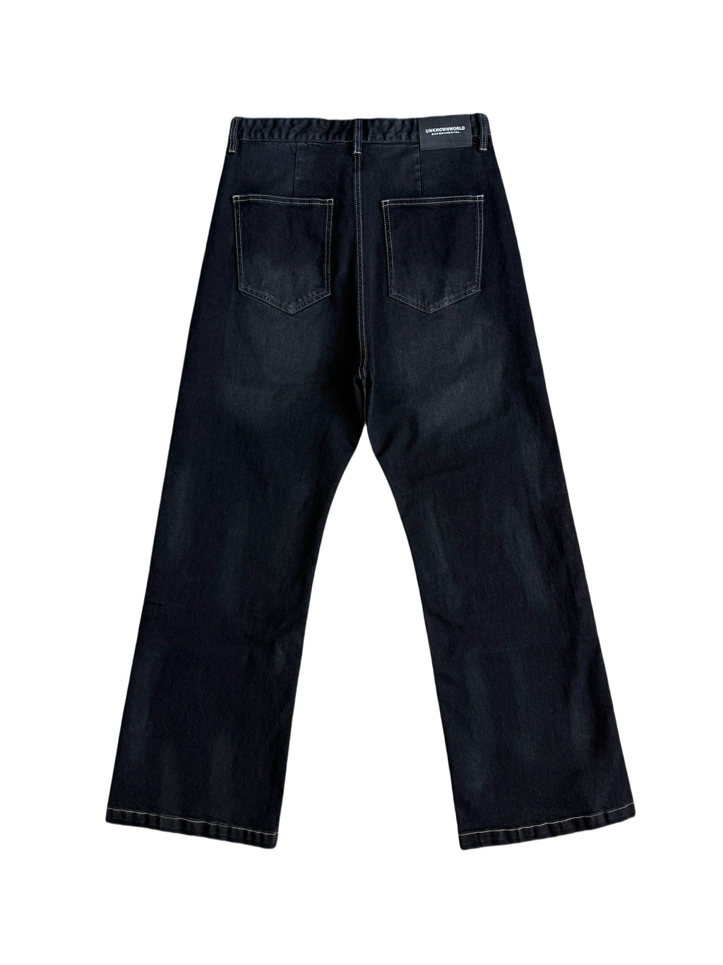 Wash Waxed Loose Denim Pants  OR0407