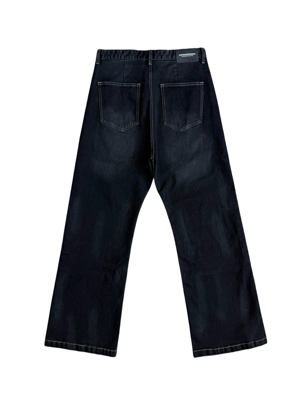 Wash Waxed Loose Denim Pants  OR0407