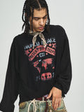 Peaceful Retro Long-sleeved T-shirt  OR0419