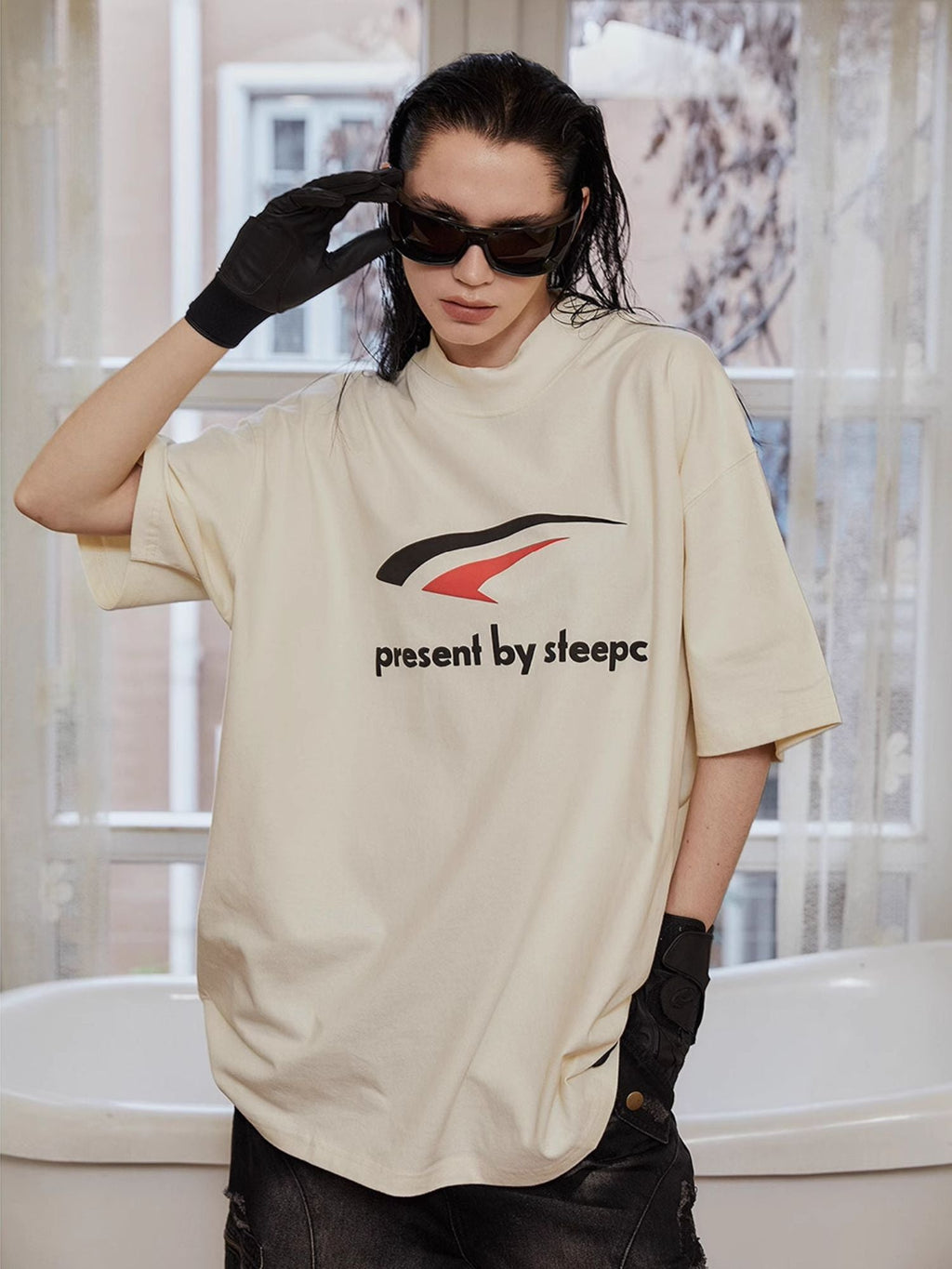 Classic Logo Heavy Loose T-shirt  OR0425