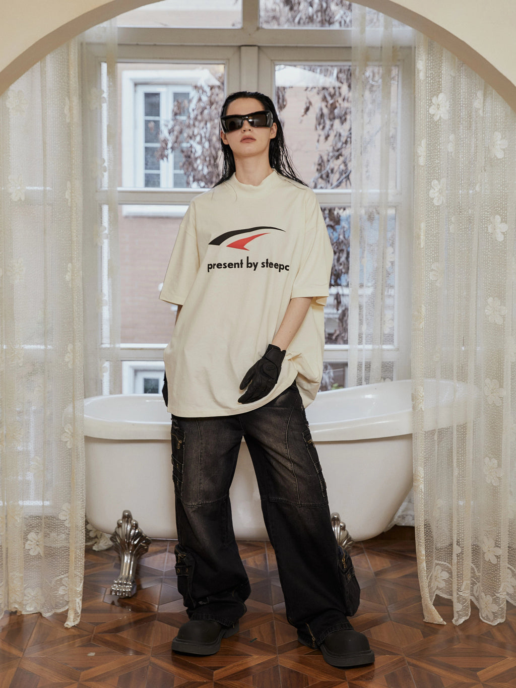 Classic Logo Heavy Loose T-shirt  OR0425