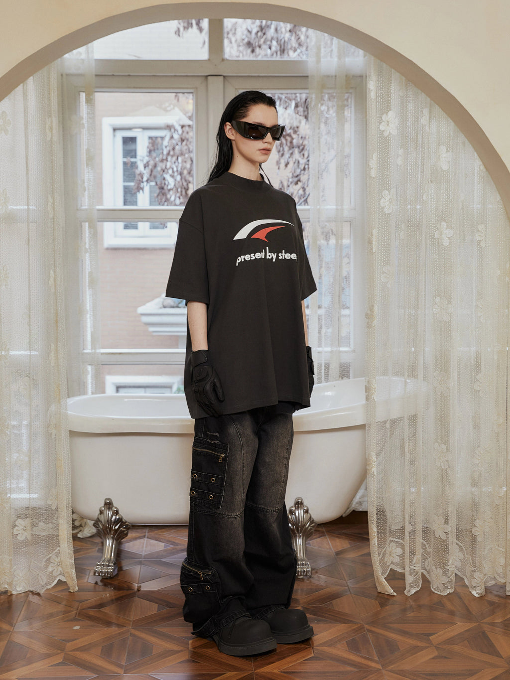 Classic Logo Heavy Loose T-shirt  OR0425
